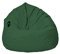 MILLINDABAG Kastanie Tropfenform Sitzsack für Kinder Jugendliche und Erwachsene Beanbag Kissen Indoor & Outdoor Gaminggeignet bereits gefüllt Sitzkissen Bodenkissen (Dunkelgrün, XL-Durchmesser 77 cm)