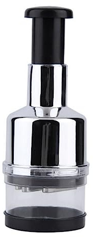 SHOWERORO Picadora Manual De Ajo Cortadora Inoxidables Multifunción Para Verduras y Frutas Hogar Cocina Sin Olores Fácil Limpieza