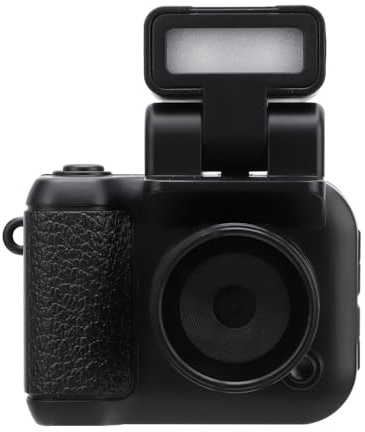 Digitalkamera, Kompakte HD 1080P-Taschenkamera mit 1,44-Zoll-LCD-Bildschirm, Leistungsstarker Taschenlampe, Wiederaufladbarer Basis, 160°-Objektivwinkel, Tragbare Kamera für Kinder