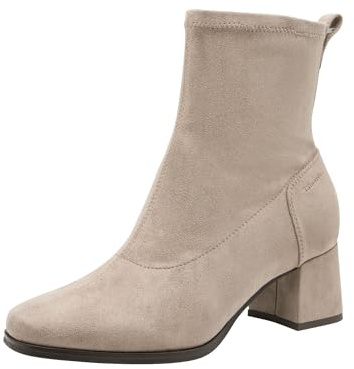 TAMARIS Botín para mujer Comfort Boot Heel, gris, talla 37 EU, gris, 37 EU