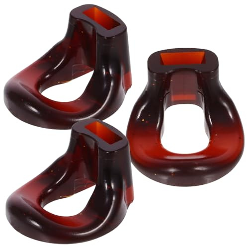 SECFOU Flute Mouthpiece Replacement Made of Resin for Beginners and Professionals with No Peculiar Smell and No Burrs, Brown Flute Blow Aid Mouthpiece Suitable for Musical Instrument