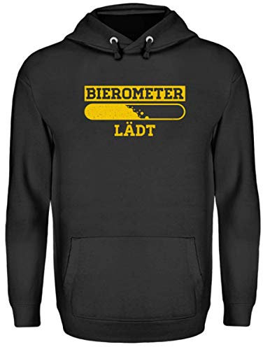 Bieromètre – Pull à capuche unisexe pour les fans de bière et de fête - Noir - XXL