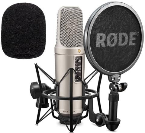 Rode NT2-A Set de micrófono condensador + espuma WS2 protección contra el viento