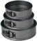 MGE - Backform mit Antihaftbeschichtung - Runde Kuchenform - Springform mit Servierboden - Karbonstahl - Set von 3 - Ø 18, 20 und 22 cm