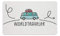 PPD Frühstücksbrettchen Worldtraveler Frühstücksbrett Schneidebrettchen Campen Camping Campingbus