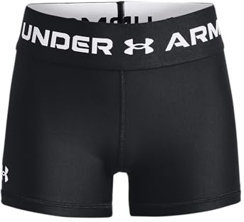 Under Armour Kids HeatGear Shorts Bottoms Black/White 9-10 Years