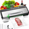 INKBIRD Macchina Sottovuoto Alimenti, Sigillatore Sottovuoto Automatica| Conto alla Rovescia Sigillato, Finestra Trasparente, Forte Aspirazione 80Kpa, Taglierina incorporata, Indicatore LED, INK-VS03