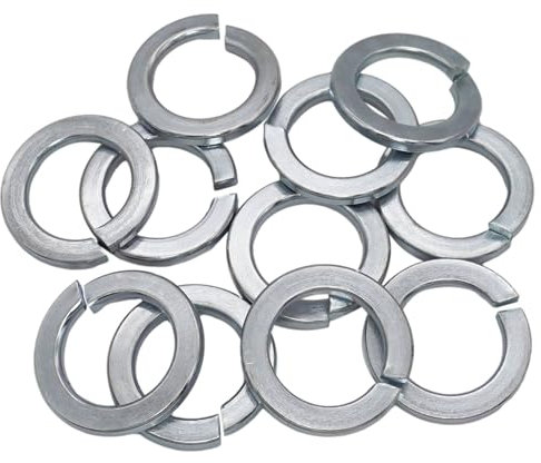 SKIR'CO (5 pièces) Rondelles de blocage à ressort DIN127 zinguées M22, Rondelles métalliques, Rondelles de blocage à ressort fendues