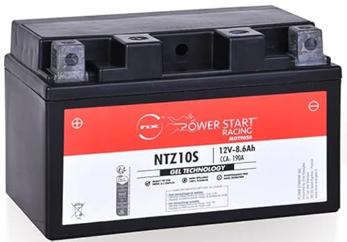 NX Batería moto gel NTZ10S 12V 8,6Ah recargable