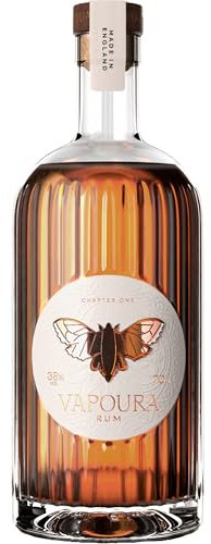 Vapoura Rum Chapter One Spiced Rum | Warm Spice, Blood Orange & Vanilla | All Natural Ingredients | Warm & Refined | 38% ABV | 70cl | Small Batch | A Beautifully Balanced Premium Rum | Made in England