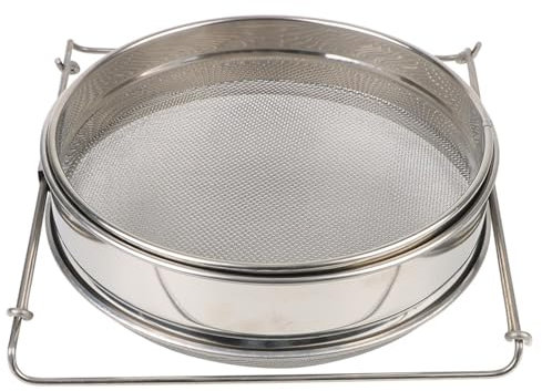 Filtro a doppio setaccio per giardinaggio e apicoltura Filtro per impurità ad alta efficienza e filtro per miele Forniture essenziali da giardino e strumenti per apicoltura