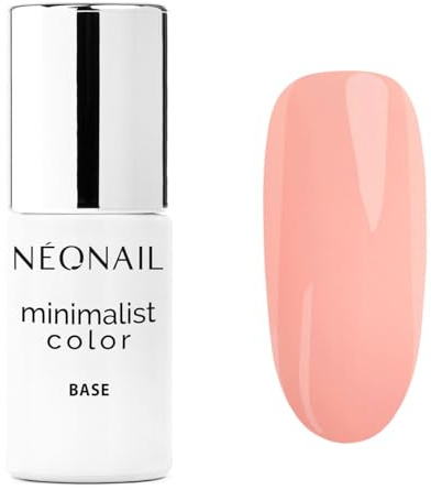 NÉONAIL UV Nagellack - Base Coat Gel UV - Pfirsich - Minimalist Color Base Peach Tone - Unterlack Für Nägel - Lack Gel - Modeling Base - 7,2 ml