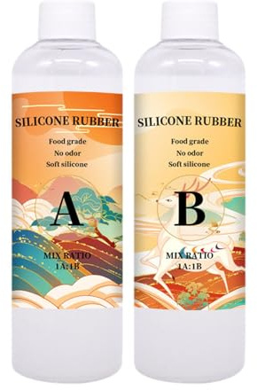 Kit Da Stampo In Silicone - Di Stampaggio Silicone, A Fusione Flessibile | Composto Resistente Al Calore Ad Alta Resistenza, Facile Miscelazione Del Produttore Per Mestieri Fai -da -te, Candela Sapone