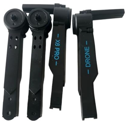 NPUOZHT Piezas para Drones para 4 Piezas de Brazo Carcasa para X6 Pro X6PRO, Marco para Mini cuadricóptero Plegable