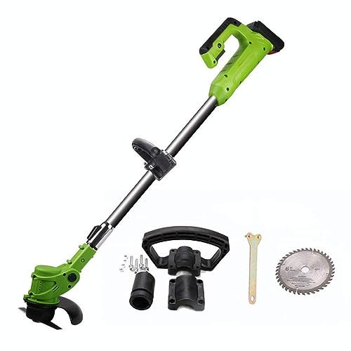 Corta Cespedes de batería Garden strimmerCortacésped rotativo, cortacésped eléctrico, deshierbe inalámbrico doméstico agrícola, batería de Litio de 24V