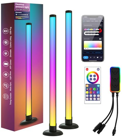 Lsunny RGBIC - Barra luminosa per TV, 42 cm, con retroilluminazione a LED, 42 cm