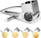 Grattugia Formaggio Manuale, Grattugia Manovella in Acciaio Inox 304, con Quattro Rulli, Rimovibile, Cheese Grater Adatto per il Formaggio Noci 20 * 10.5 * 8cm