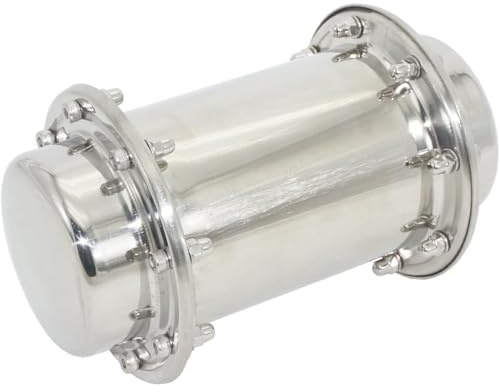 Waterproof Stainless Steel Time Capsule 18.5cm Durable Lock Container for Graduation Birthday Future Gifts Airtight Seal
