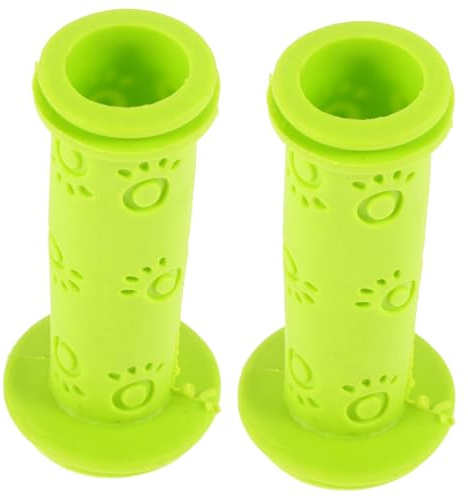 WHAMVOX Kinderfahrradgriffe Lenkergriffe Aus Rutschfestem Gummi Ergonomisch Kompatibel Für Roller Und Dreiräder Grün
