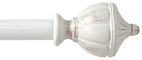 curtain poles 25 mm diameter white 70 to120 cm seamless design, ensuring smooth curtain sliding. Adjustable length of 28–48 inches, suitable for living rooms, bedrooms, kitchens, and offices.
