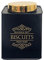 Nobel - Vintage Home Biscuits Canisters with Gold Coloured Lid -Black