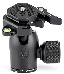 3 Legged Thing AirHed Pro Lever Arca-Swiss Compatible Tripod Ball Head with 360 Degree Panning Base and Detachable Lever Clamp - Tripod and Monopod Compatible (AHPRO-LV-DARK)