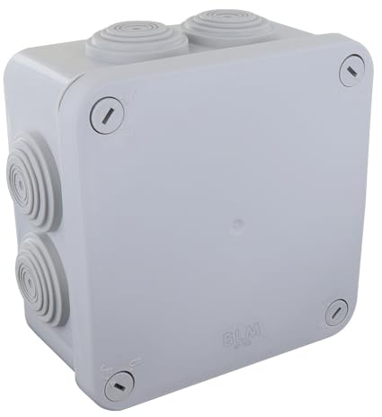 BLM - Boîte de dérivation en saillie - Boite dérivation étanche OPTIBOX tétines IP55 100 x 100 x 52 mm -