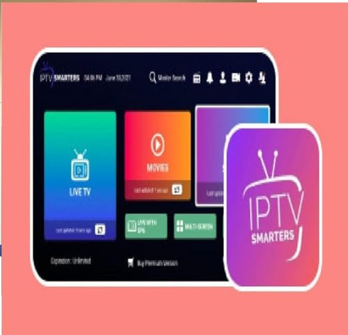 Smarters Pro ‎‎‎‎‎‎‎‎‎‎‎‎‎‎‎‎‎‎‎‎IPTV d'un an Abonnement Code France 4k Compatible avec Smart TV & Box Android Mini & Telephone.