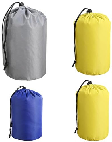 GegXcn Rucksack Liner, Stuff Sacks, Sleeping Bag Compression Sack, 4 Pack with Multiple Sizes, Ideal for Camping, Hiking, and Travel Organization, Made of Durable Nylon, Clothes Storage ﻿ ﻿