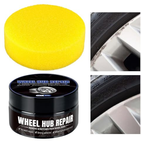 Pasta di riparazione per grattacieli, lucidatura dei cerchioni, 80 g, detergente per la pulizia dei cerchioni 'auto, riparazione delle ruote