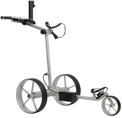 tour-made RT-630 Chariot de Golf électrique I 2 Moteurs & Marche arrière | Nombreux accessoires incl. I Frein de Descente I Batterie 27-36 Trous I pliable I Chariot 3 Roues Premium I Qualité Allemande