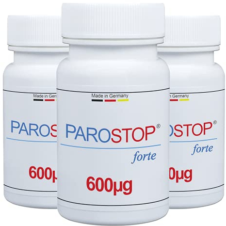 ParoStop Dental 8+ Kur – Complesso Premium per il vostro sorriso quotidiano – Dental 8+ complesso sviluppato dai principali dentisti in Germania – 3 mesi di cura. Qualità farmacia tedesca.