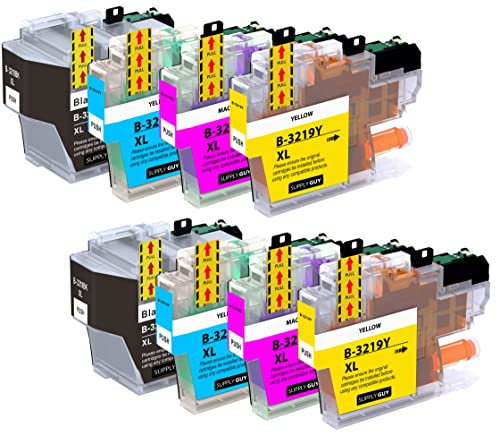 Supply Guy LC3219XL Druckerpatronen kompatibel mit Brother LC3219 LC3217 Patronen passend für MFC-J5330DW MFC-J5730DW MFC-J6530DW MFC-J6930DW MFC-J6935DW Multipack 8 Tintenpatronen