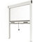 Store moustiquaire fenêtre alu recoupable (largeur x hauteur) -protection insecte ajustable (L1500mm x H2300mm, Blanc)