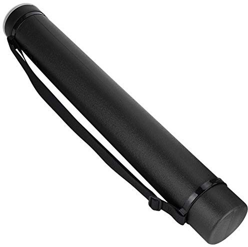 Ejoyous Rollo de Póster, Rollo de Póster Telescópico, Rollo de Transporte, Rollo de Dibujo, Rollo de Fotografía de 63-108 Cm con Longitud Ajustable y Correa de Transporte, para