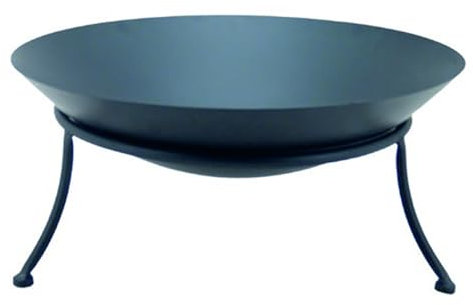 BIANCHERIAWEB Braciere per Esterno Giardino in Ferro Ghisa Porta Legna Modello Melbourne Braciere Small