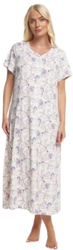 Suzy & Me Chemise de nuit en jersey souple de luxe pour femmes - Grandes tailles, 50-52