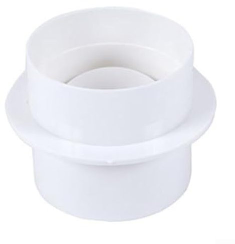 Clapet anti-retour en plastique ABS pour ventilateur de salle de bain - Prévention unidirectionnelle du refoulement (80 mm)