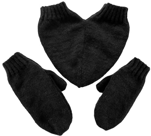 Par Hand Holding Mitten - stickat garn | Tjockna handskar | Håller handen par vantar för vintervärme, utomhusaktiviteter och daglig användning