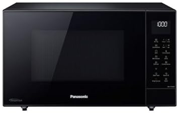 Panasonic NN-CT56RBBPQ 27L Inverter Combi Microwave with Grill, Oven and Air Fry, Black, 1000W