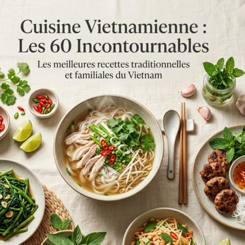 Cuisine Vietnamienne : Les 60 Incontournables: Les meilleures recettes traditionnelles et familiales du Vietnam