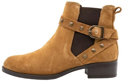 Marc Shoes Camille, Botas de Moda Mujer, Cow Suede Cognac, 39 EU