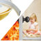 5.2M Surface Mounted Self Adhesive Intumescent Seal Strip for Fire, Smoke, Draft and Insect Protection (White)