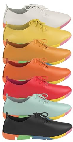 Zerimar Damskor bekväma klänningar - loafers för kvinnor i läder - ballerinaskor för kvinnor för sommar - sommarskor för kvinnor - loafers för kvinnor i läder - bekväma skor