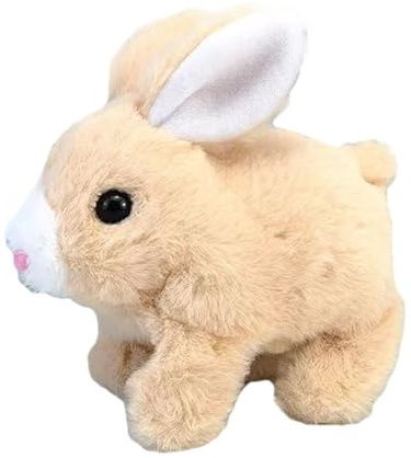 Genérico Jouet de lapin électronique – Modern Premium, fonctionnel, lapin marchant, peluche sauteur Walk Talk, oreilles bougeantes pour | Multipurpose Outdoor Indoor Utility Elegant