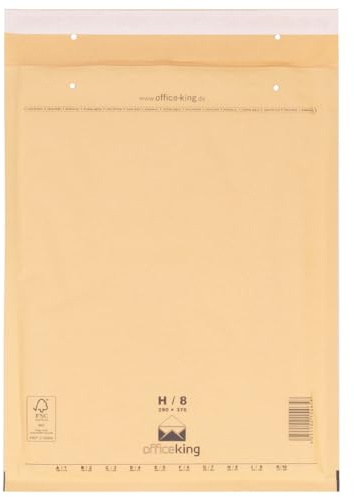 verpacking 200 Buste gialle imbottite 29 x 37 cm H8 - Buste pluriball, Buste con bolle