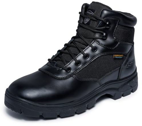 Skechers Men's Work Wascana-Benen Boot, Black, 9W