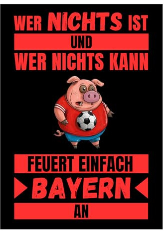Generisch Anti-Bayern-Aufkleber Set 5x Sticker DIN A7 Gegen München Spruch Fußball Frankfurt Köln Nürnberg Fans Geschenk