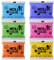 Holi Farben Pulver - Pack mit 6 Beuteln - 6 Farben - Bemale dein Holi-Fest bunt