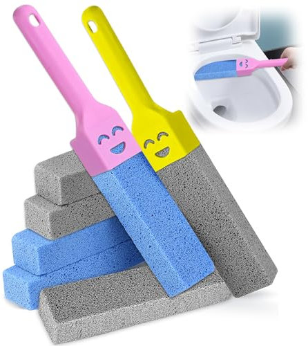 GZYYANG 7 Pezzi Pietra Pomice per Wc, Forno Detergente per Piastrelle, Blocco di Pulizia Wc con 2 Maniglie,Per WC Cucina Griglia Doccia Bagno Lavandino Cura Pietra Pomice per Piedi